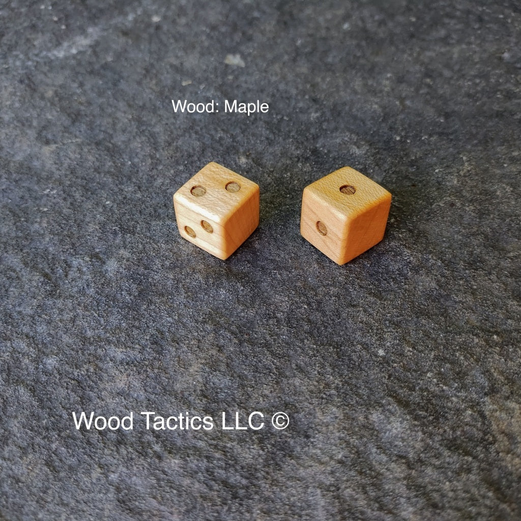 Betrayal House on the Hill D2 game dice made from Maple hardwood.
