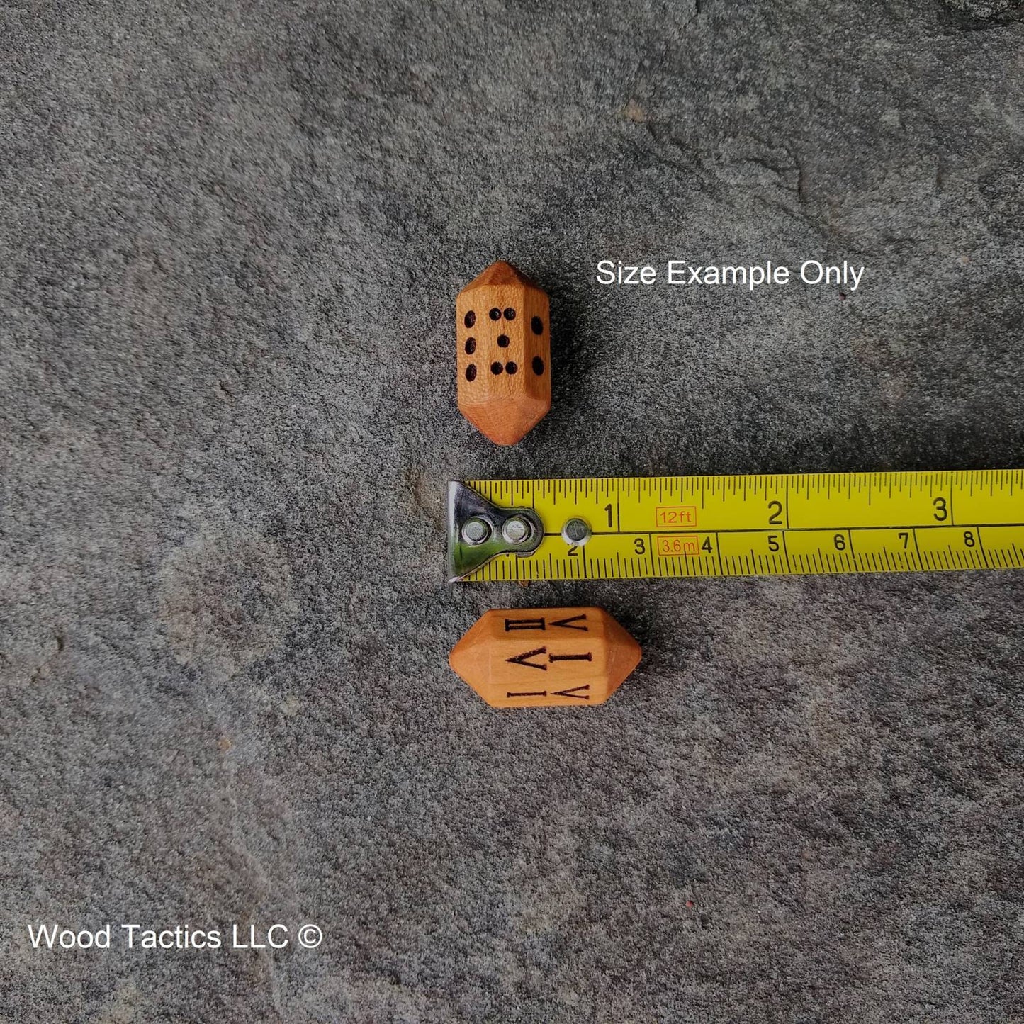 Limited Edition: Mockernut Hickory D8 Barrel Dice