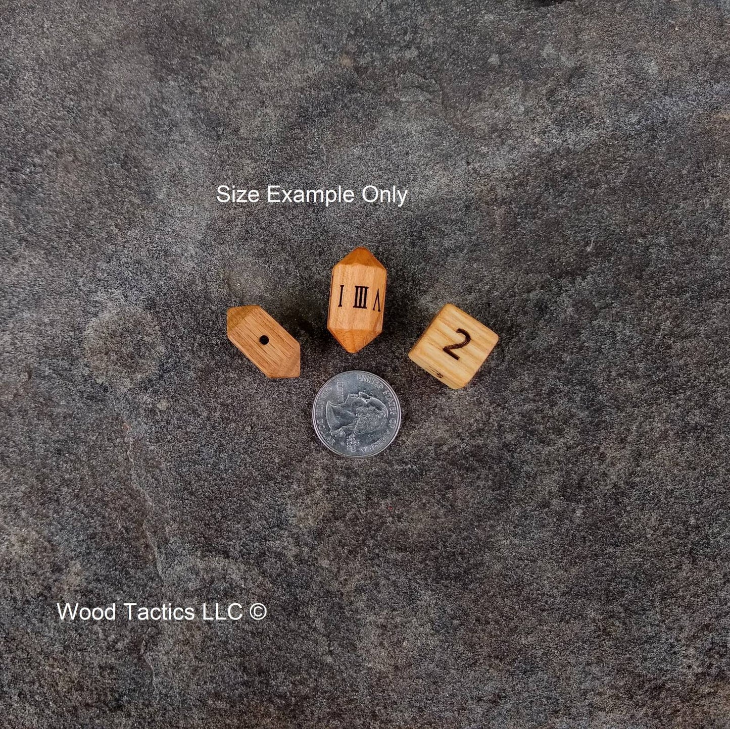 Limited Edition: Mockernut Hickory D8 Barrel Dice