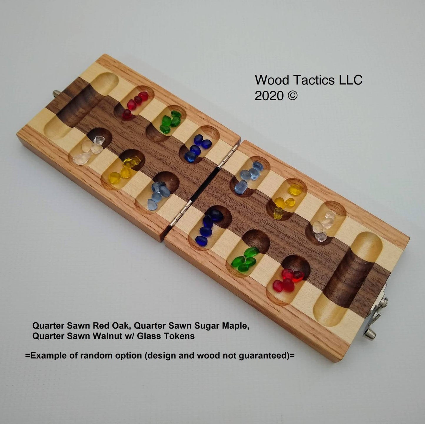 Mancala (Kalah) Folding Board Game - Compact Size