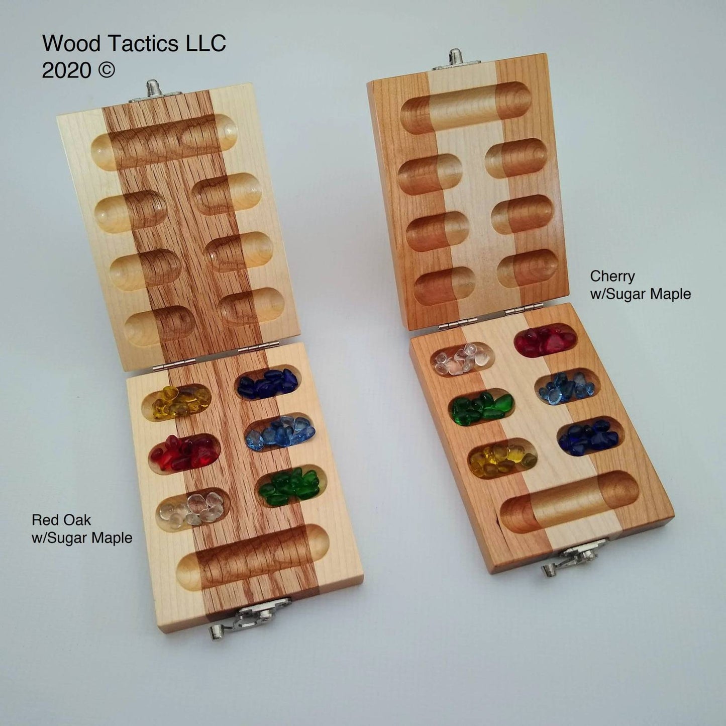 Mancala (Kalah) Folding Board Game - Compact Size