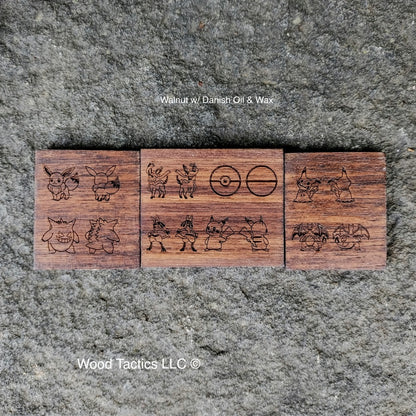 Example of Walnut Hardwood Designs with Just Oil/Wax Finish.