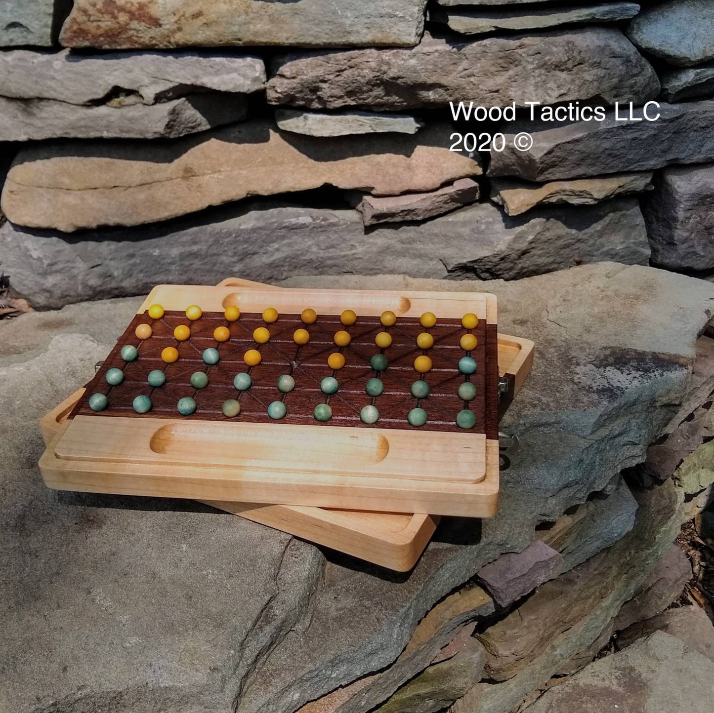Fanorona (Tsivy) Board Game with Lid