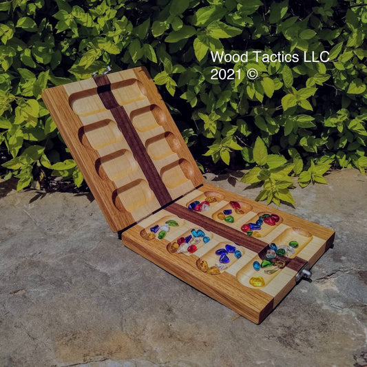 Mancala (Kalah) Folding Board Game - Full Size