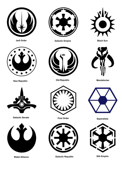 Star Wars Faction Symbols