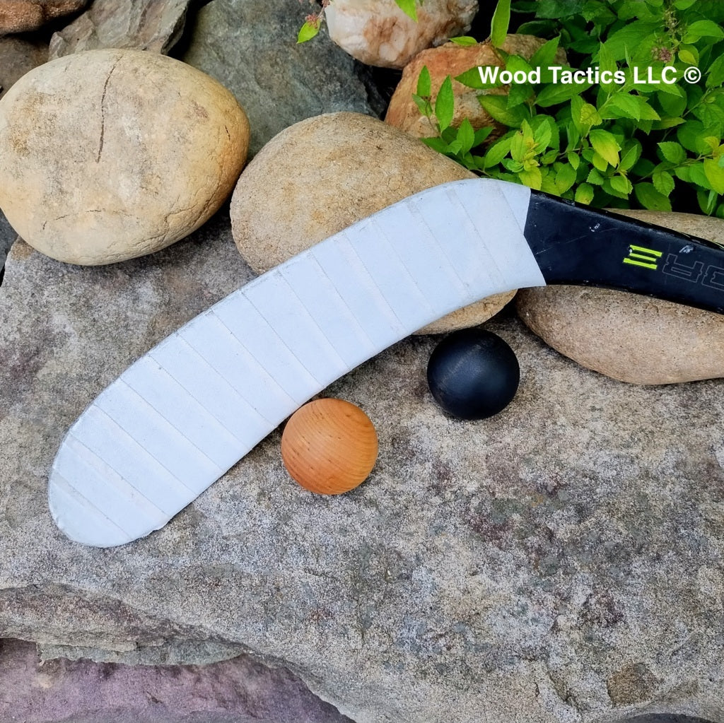 Stick Rugball Swedish Stickhandling Ball - Sugar Maple Hardwood – Wood Tactics