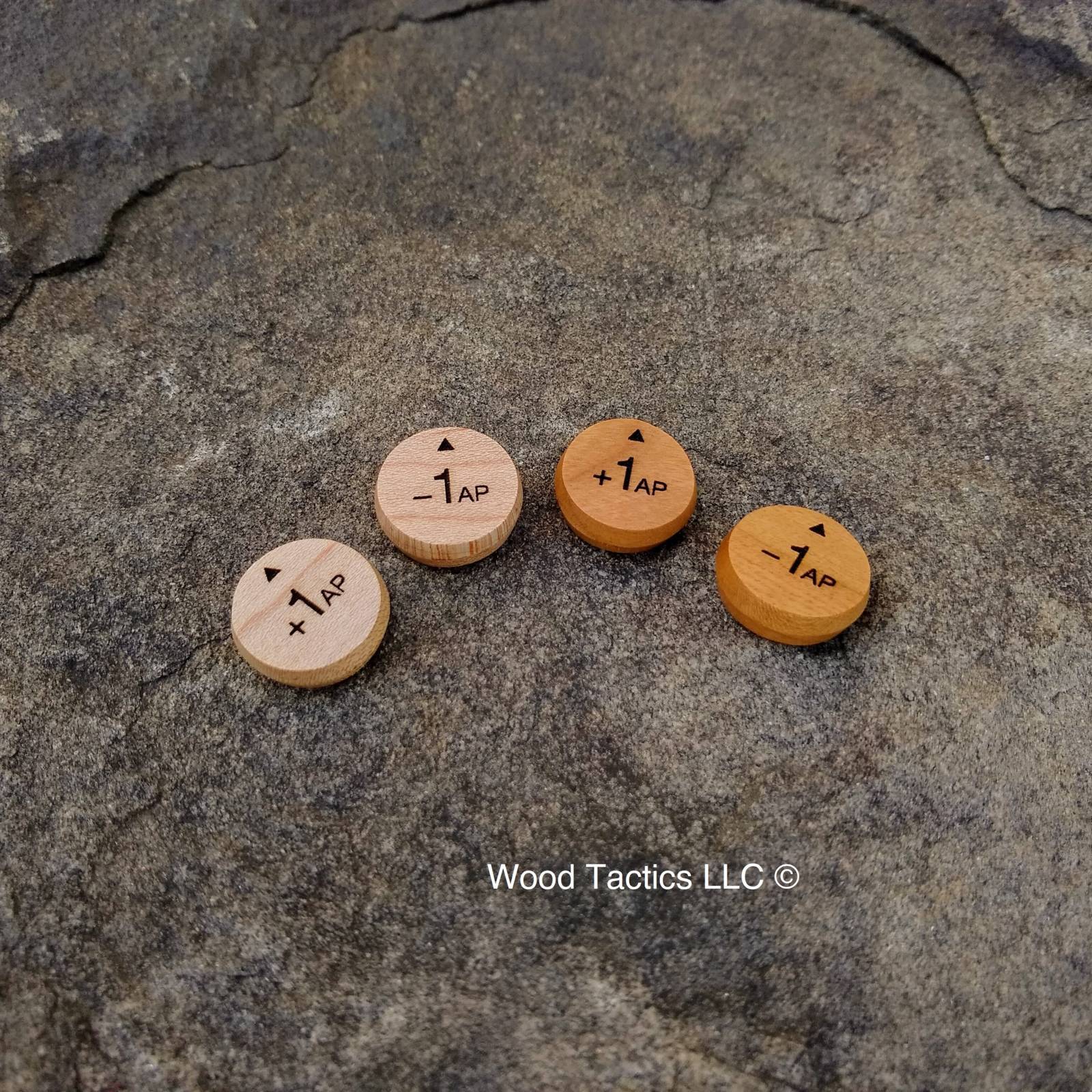 Kill Team 2021 Action Point Hardwood Tokens – Wood Tactics