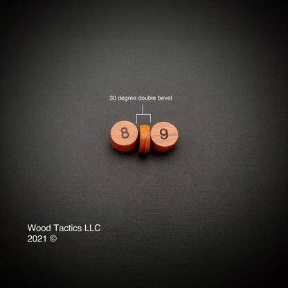 20mm Round Hardwood Tokens