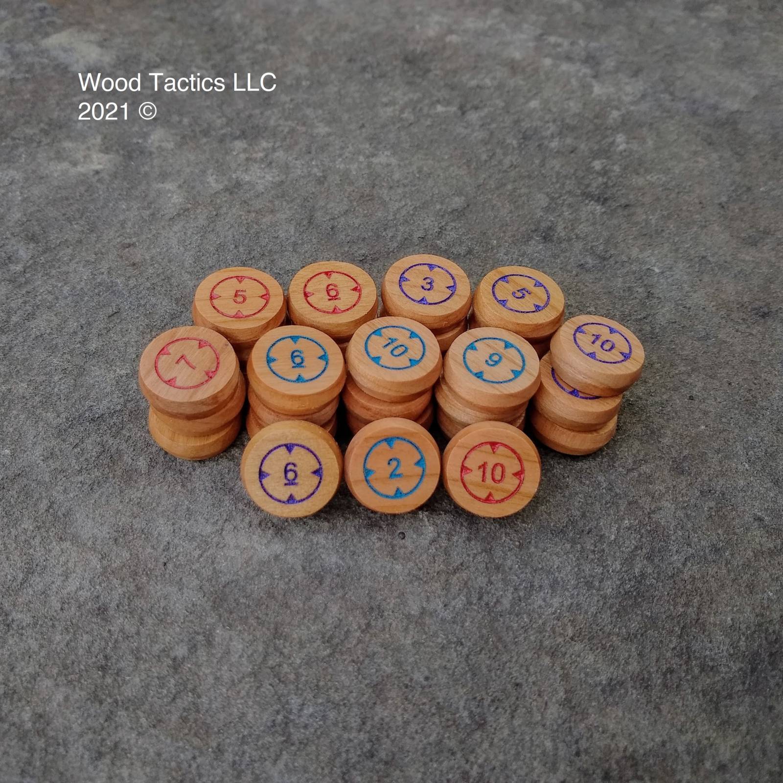 Target Lock Tokens – Wood Tactics
