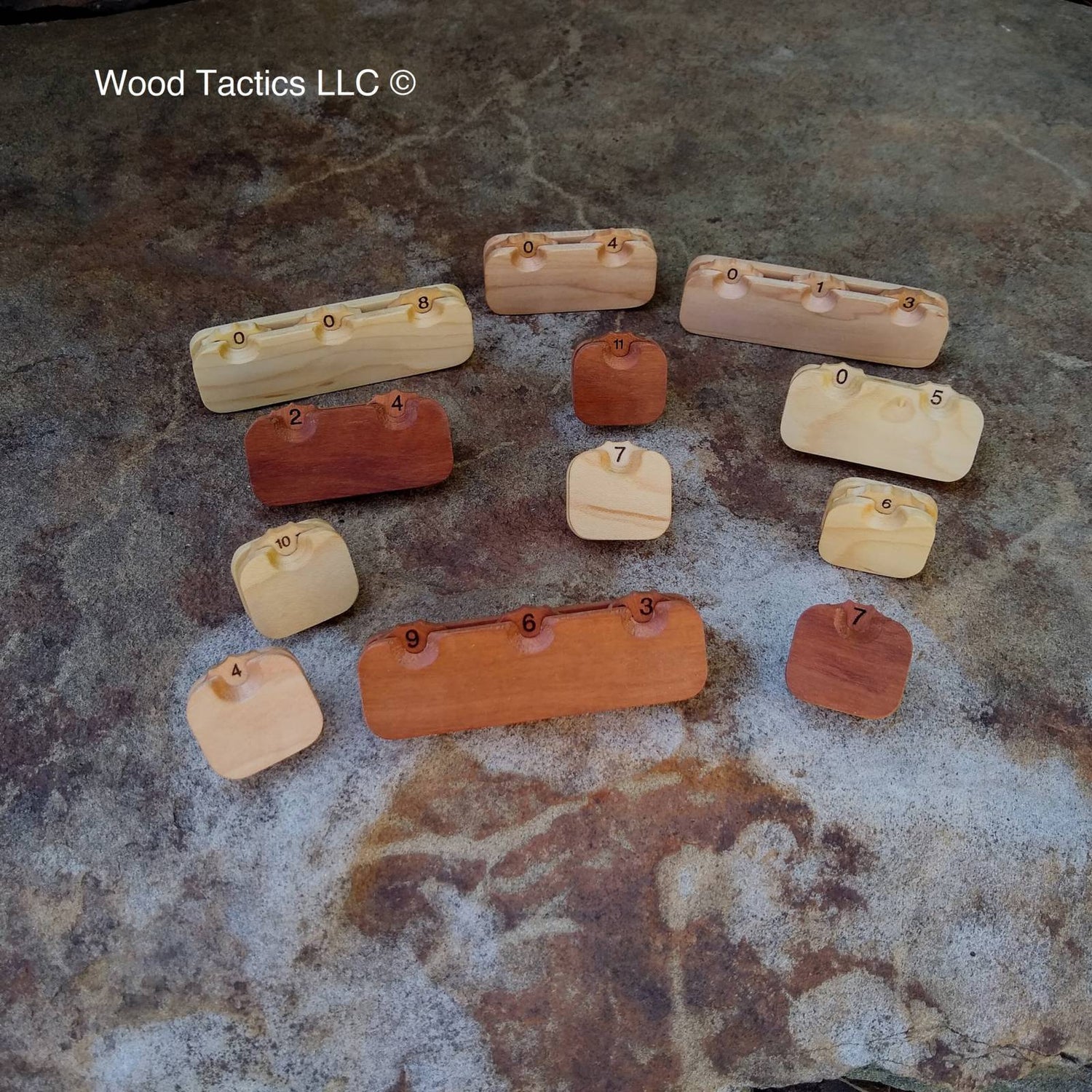 Track hit points, spells, stitches & more with our Game Dials made from Various Hardwoods. Sleek, tapered design.