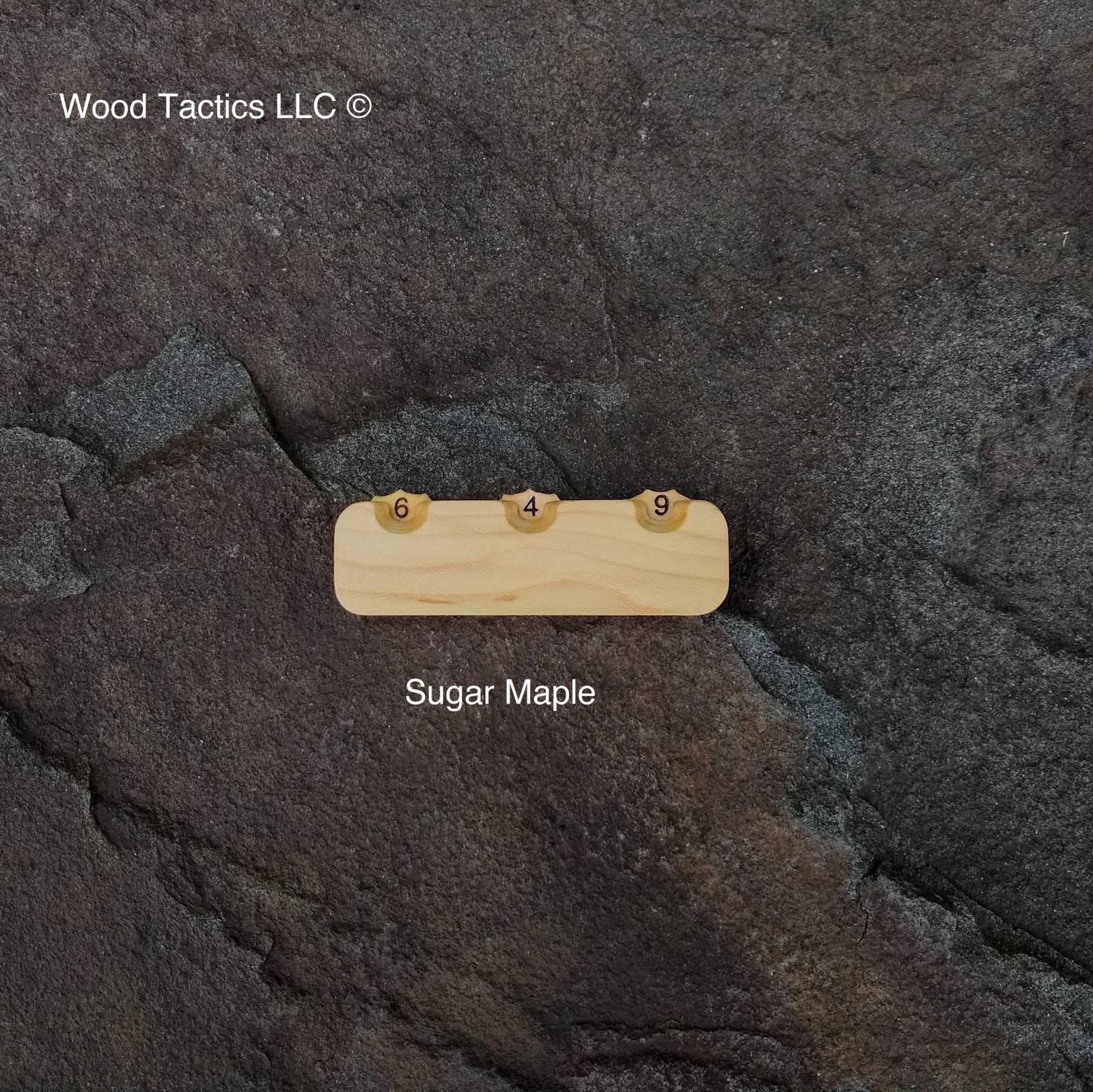 Crafted from Maple hardwood, our sleek Three Dial Tracker helps you track hit points, status rounds, and more.