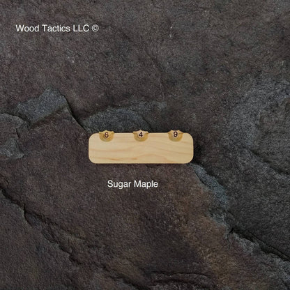Crafted from Maple hardwood, our sleek Three Dial Tracker helps you track hit points, status rounds, and more.